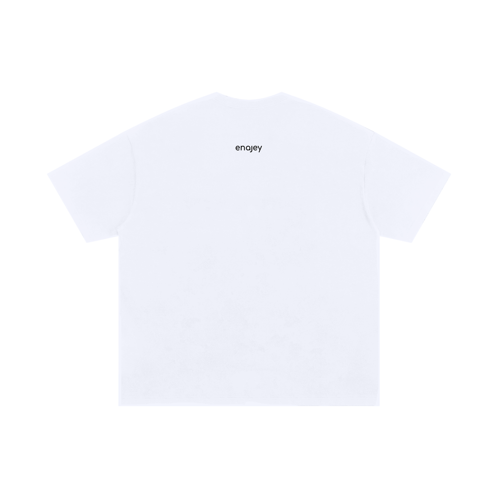 High Frequency Oversize Cotton Tee - White