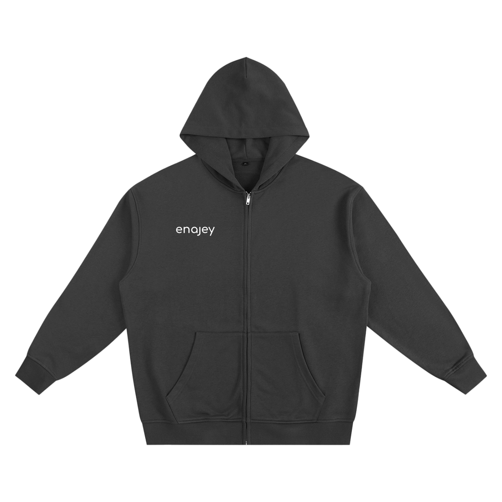 enajey Heavy Zip Hoodie